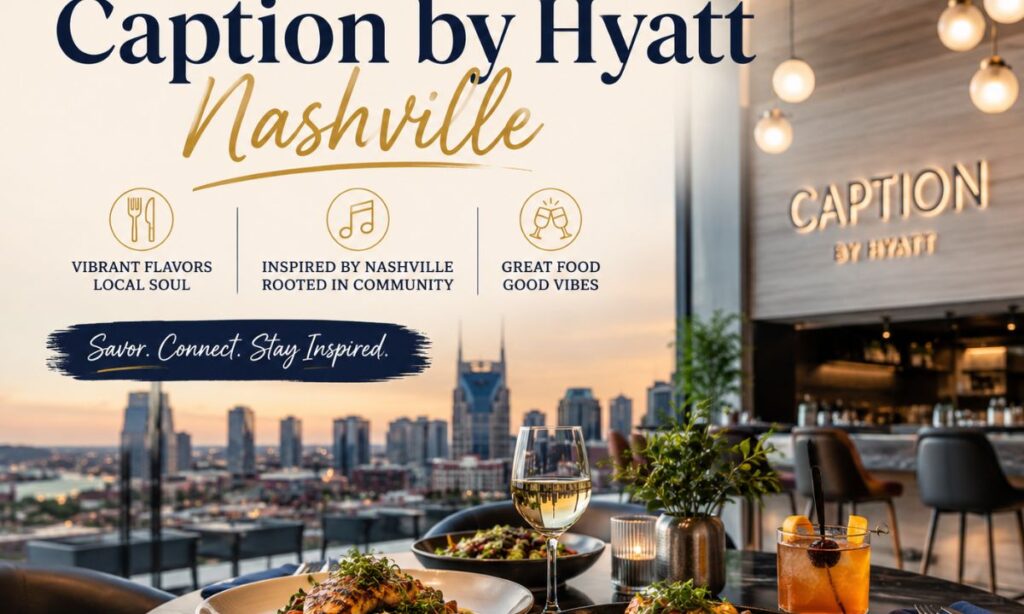 Dining at Caption by Hyatt Nashville