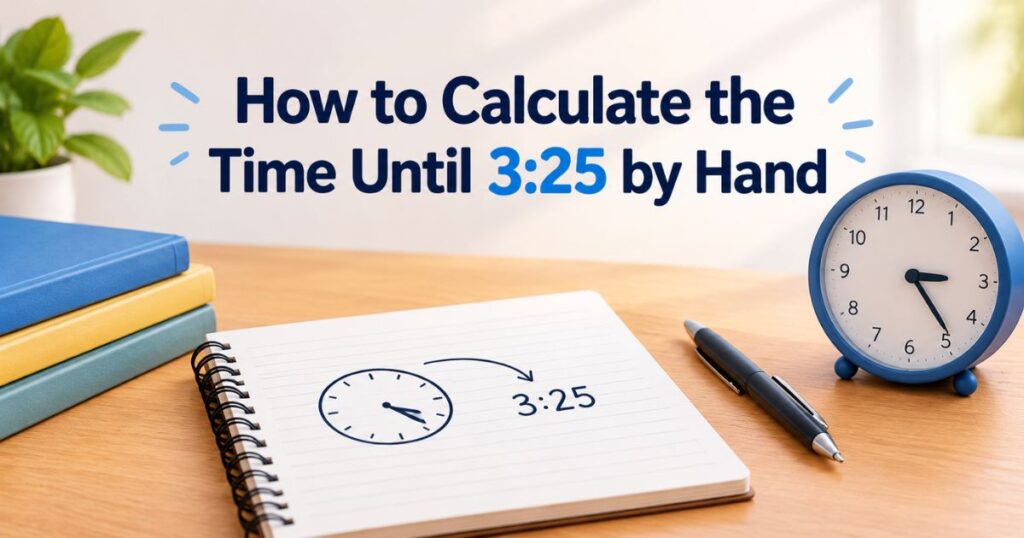 How to Calculate the Time Until 325 by Hand