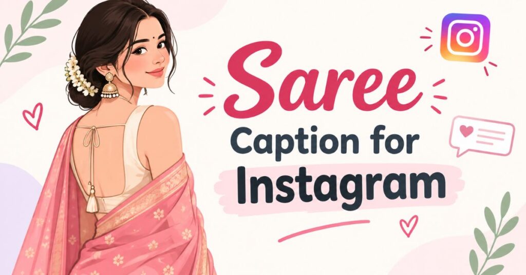 Saree Caption for Instagram