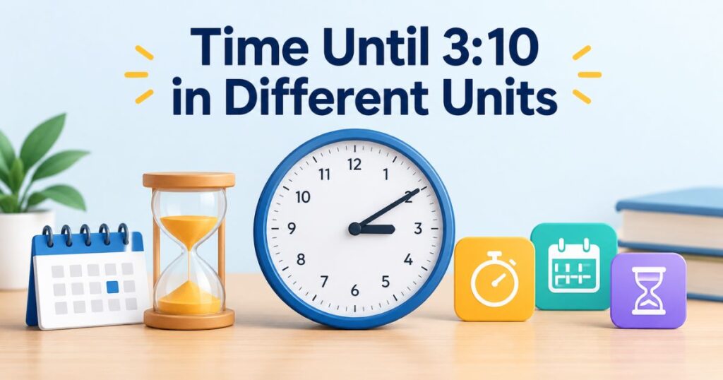 Time Until 310 in Different Units