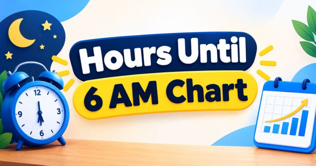 Hours Until 6 AM Chart