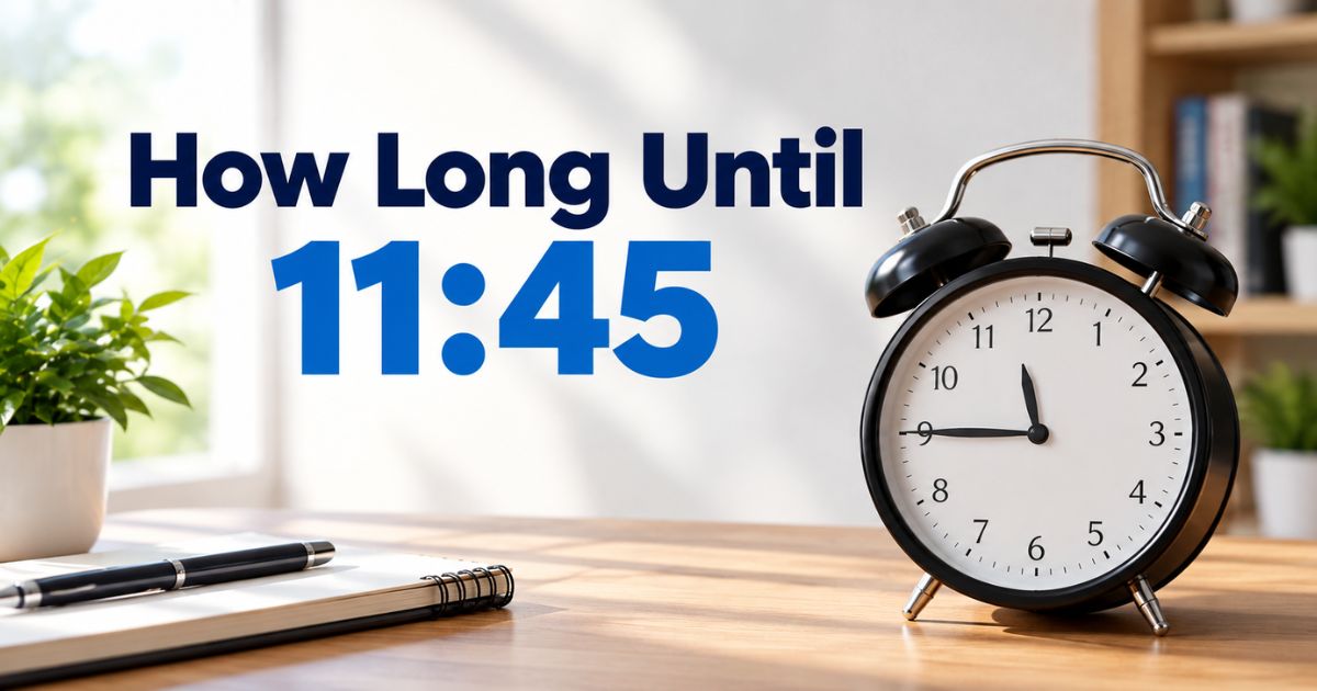 How Long Until 1145