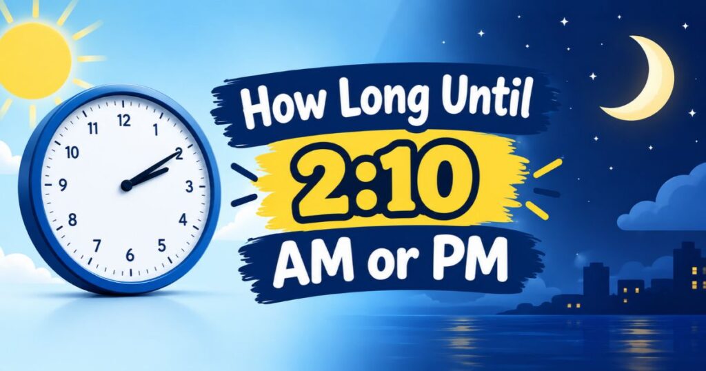 How Long Until 2_10 AM or PM