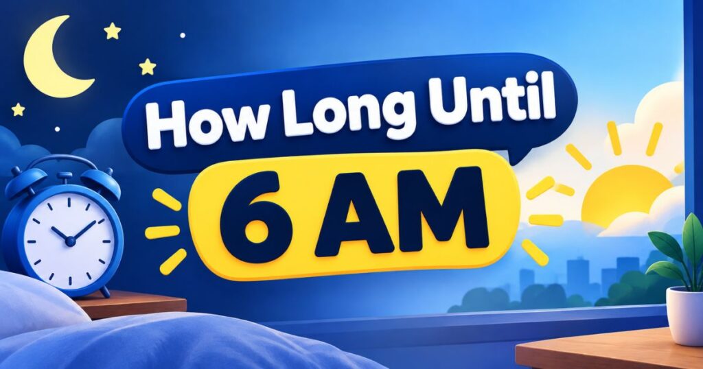 How Long Until 6 AM