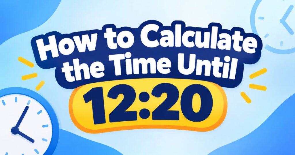 How to Calculate the Time Until 1220