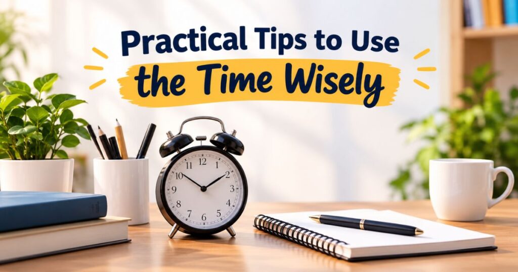 Practical Tips to Use the Time Wisely