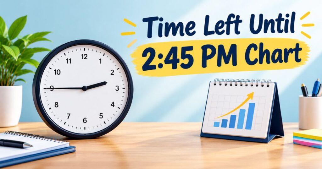 Time Left Until 245 PM Chart