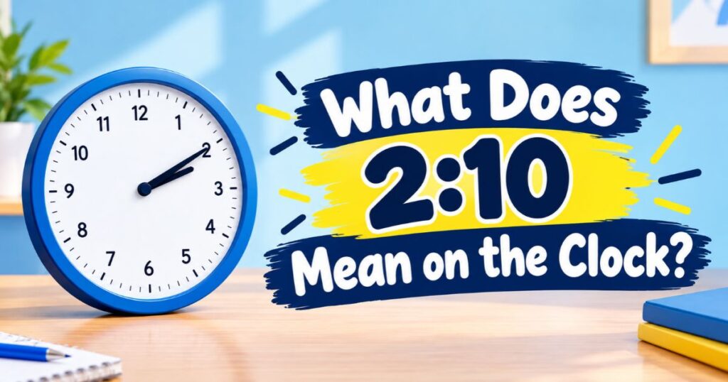 What Does 2_10 Mean on the Clock_
