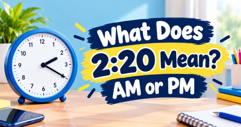 What Does 2_20 Mean_ AM or PM