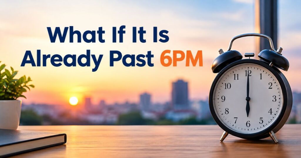 What If It Is Already Past 6PM